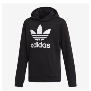Like NEW ADIDAS Youth Black Hoodie. Size XL